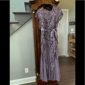 NWT dress by R&M Collection lavender beauty 8